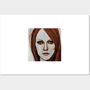 Face of Julianne Moore Posters and Art